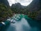 Pier in Coron, Palawan, Philippines. Close to Kayangan Lake. Tour A