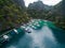 Pier in Coron, Palawan, Philippines. Close to Kayangan Lake. Tour A