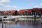 Pier houses and boats