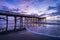 Pier at Ise of Palms Beach, in Charleston South Carolina at Sunrise