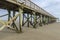 Pier at Isle of Palms at low tide