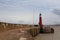 The pier jetty and harbour , Watchet, England