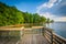 Pier on Lake Norman, at Ramsey Creek Park, in Cornelius, North C