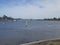 Pier from lakes entrance jetty boat