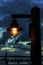 Pier Lamp at Dusk.