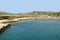 The Pier Leads to the Archaeological Site of Delos on Delos Island