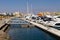 Pier in the marina of el gouna