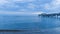 Pier at Mayday Park on the Eastern shore of Mobile Bay at sunset