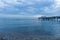 Pier at Mayday Park on the Eastern shore of Mobile Bay at sunset