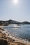 Pier off the Agios Ioannis beach, Mykonos, Greece