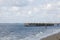 Pier Over Choppy Sea