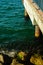 Pier And Rocky Shore