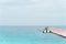 Pier on the seashore at Khao Laem Ya - Mu Ko Samet National Park, Rayong Province, Eastern Thailand