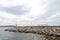 Pier on the seashore at Khao Laem Ya - Mu Ko Samet National Park, Rayong Province, Eastern Thailand