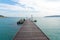 Pier on the seashore at Khao Laem Ya - Mu Ko Samet National Park, Rayong Province, Eastern Thailand