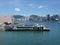 Pier of Star Ferry at Tsim Sha Tsui and the Victoria Harbour