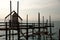 Pier on stilts for fishermen