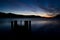 Pier Sunset Derwent Water