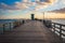 The pier at sunset, in Seal Beach