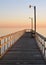 Pier at Sunset in Soft Pastels