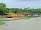 pier of tiny Hularhat, Meghna River, Bangladesh