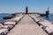 The pier towards the lighthouse