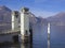 Pier in Varenna, lake como, Italy