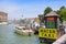 Pier of water taxi in Venice