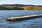 Pier Waters and Woodlands of Mississippi River in Prairie du Chien