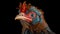 Piercing Chicken Stare, Made with Generative AI