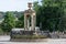 Pieroni`s fountain on Terrace Walk in the city of Bath