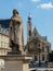 Pierre Corneille statue and Saint-etienne-du-mont church - Paris, France