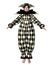 Pierrot Clown Doll - Harlequin checks