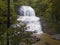 Pierson Falls in the dense forest of North Carolina near Saluda