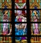 Pieta - Stained Glass Window in Den Bosch Cathedral, North Braba