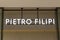 Pietro Filipi logo. Pietro Filipi is Czech fashion brand.