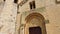 Pieve di Corsignano church outside the town of Pienza, Italy