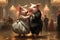Pig Animals Presidential Ballroom Dance Extravaganza Generative AI