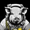 Pig astronaut