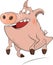 Pig. Cartoon