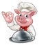 Pig Cartoon Chef Character