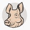 Pig Head, Pork farm Logo