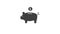 pig insurance icons. Line icon animation. Business icons.