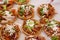 Pig meat sopes