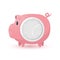 Pig Pink Clock Symbol Icon