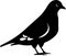 Pigeon Logo Monochrome Design Style