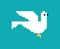 Pigeon pixel art. pixelated dove 8 bit