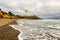 Pigeon Point Lighthouse along Pacific coastline in California