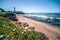 Pigeon Point Lighthouse and landscapes on pacific coast