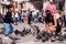 Pigeons in St. Mark`s Square